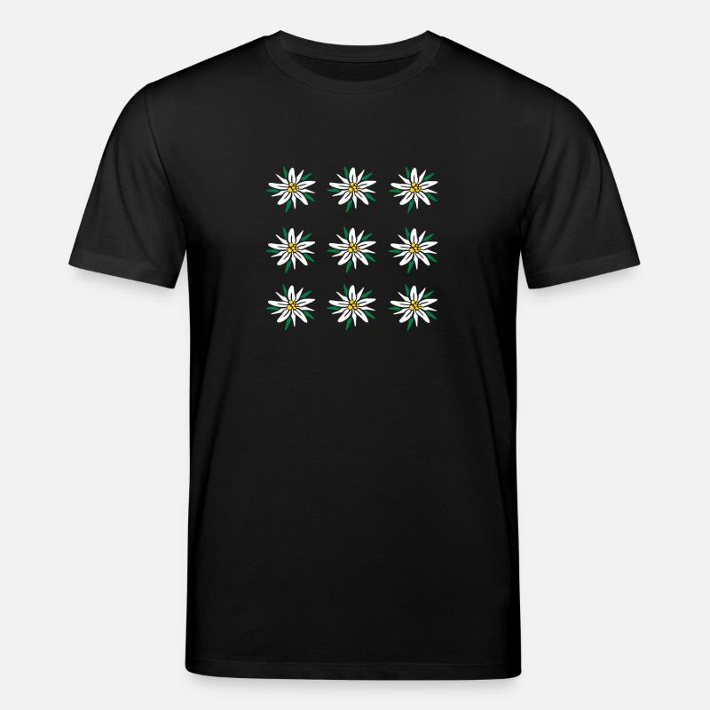 Edelweiss - Stanley/Stella Unisex Bio-T-Shirt CREATOR  - Schwarz