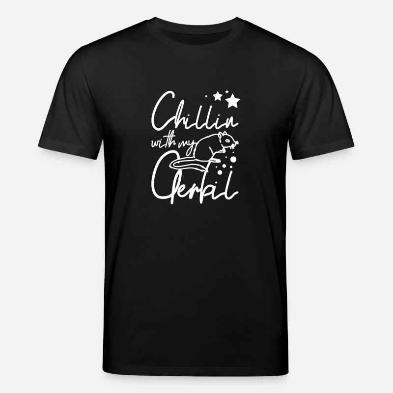 Chillin avec ma gerbille - T-shirt bio CREATOR Stanley/Stella Unisexe - noir