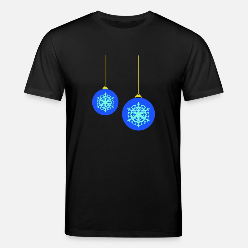 weihnachtskugeln - Stanley/Stella Unisex Bio-T-Shirt CREATOR  - Schwarz