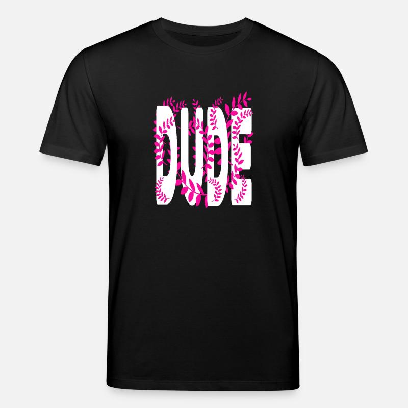 Hawaii stil text Dude - Stanley/Stella Unisex Bio-T-Shirt CREATOR  - Schwarz