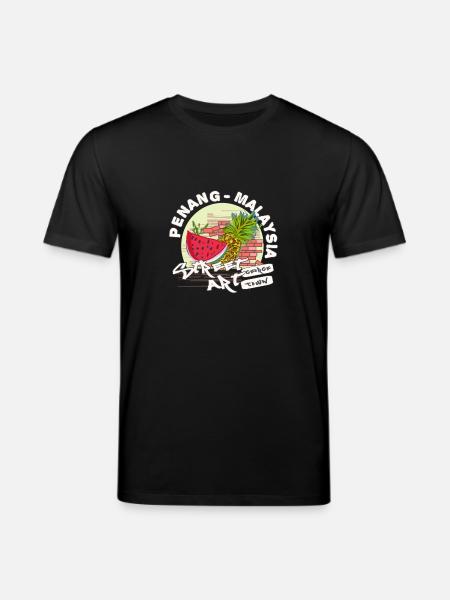 Penang Traveller Asian - Stanley/Stella CREATOR Unisex Organic T-Shirt - black