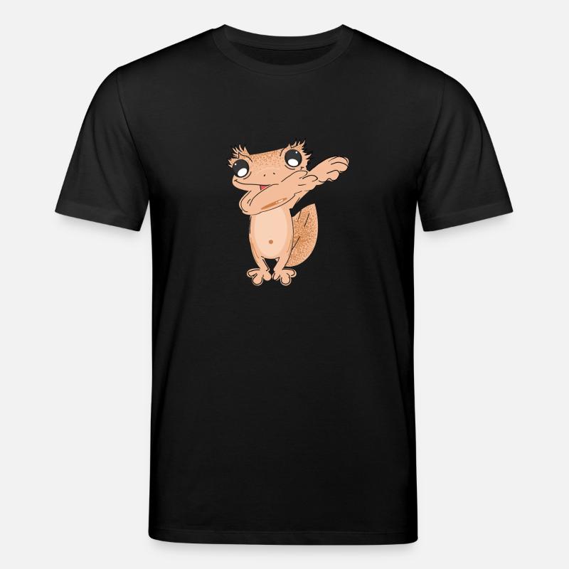 Dabbing kronengecko - Stanley/Stella Unisex Bio-T-Shirt CREATOR  - Schwarz