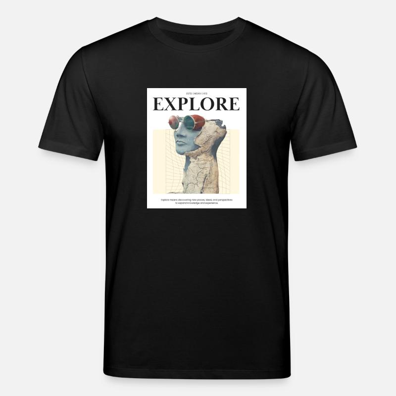 Explore - Stanley/Stella CREATOR Unisex Organic T-Shirt - black
