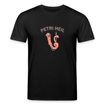 Petri Heil - Stanley/Stella Unisex Bio-T-Shirt CREATOR  - Schwarz - Vorne - Alina (178cm) & Michal (187cm)