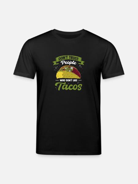 Mexico Tacos Mexican Tacos - Stanley/Stella CREATOR Unisex Organic T-Shirt - black