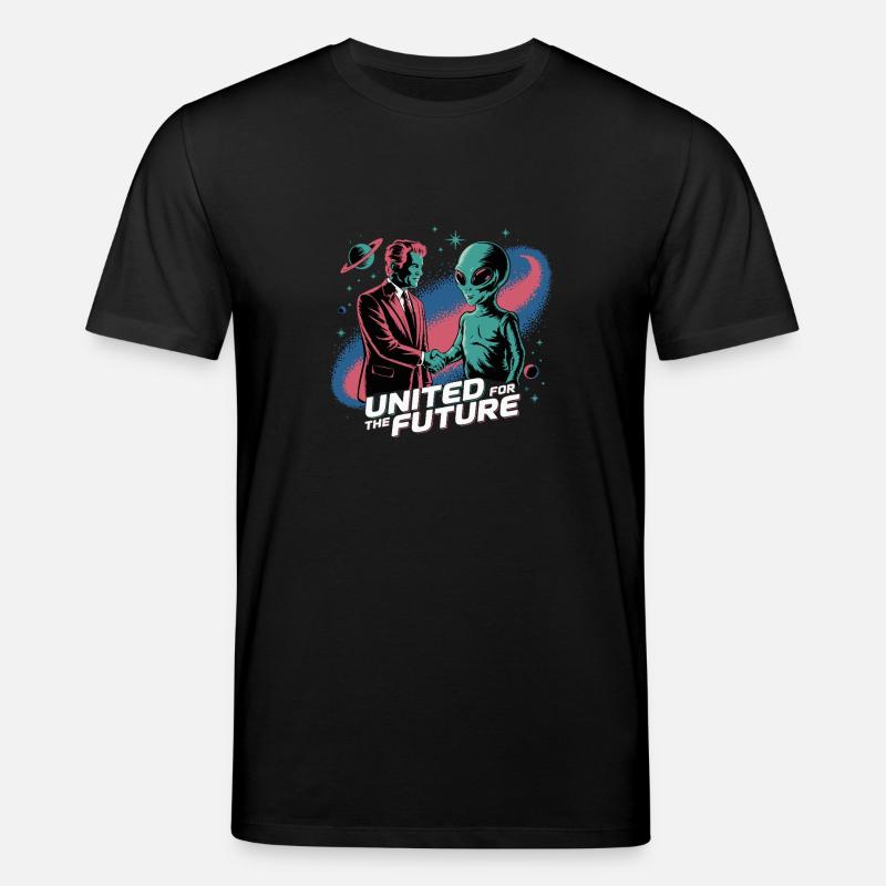 SHAKE HANDS FOR FUTURE - Stanley/Stella Unisex Bio-T-Shirt CREATOR - Schwarz