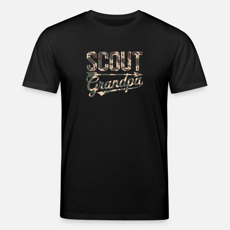 Pfadfinderführer Pfadfinder Camping - Stanley/Stella Unisex Bio-T-Shirt CREATOR  - Schwarz