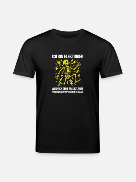 I'm an electrician - Stanley/Stella CREATOR Unisex Organic T-Shirt - black