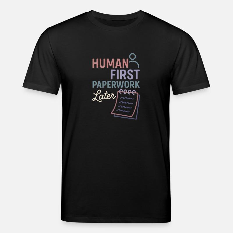 L’assistante sociale soutient le - T-shirt bio CREATOR Stanley/Stella Unisexe - noir