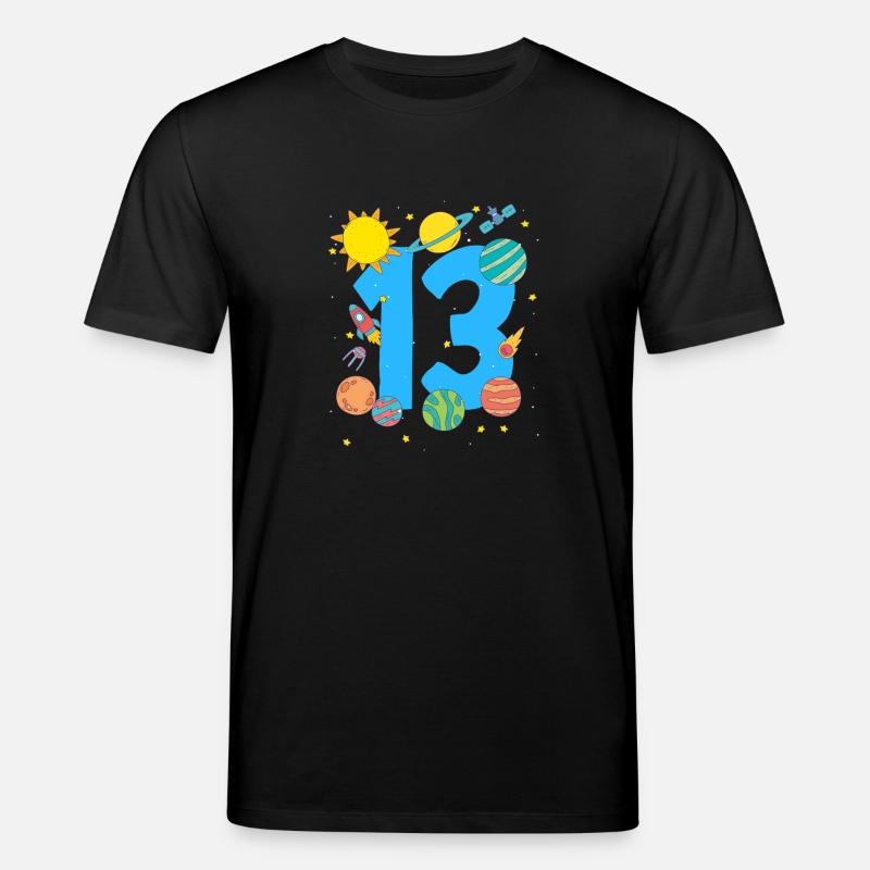 Aventure spatiale numéro 13 - T-shirt bio CREATOR Stanley/Stella Unisexe - noir