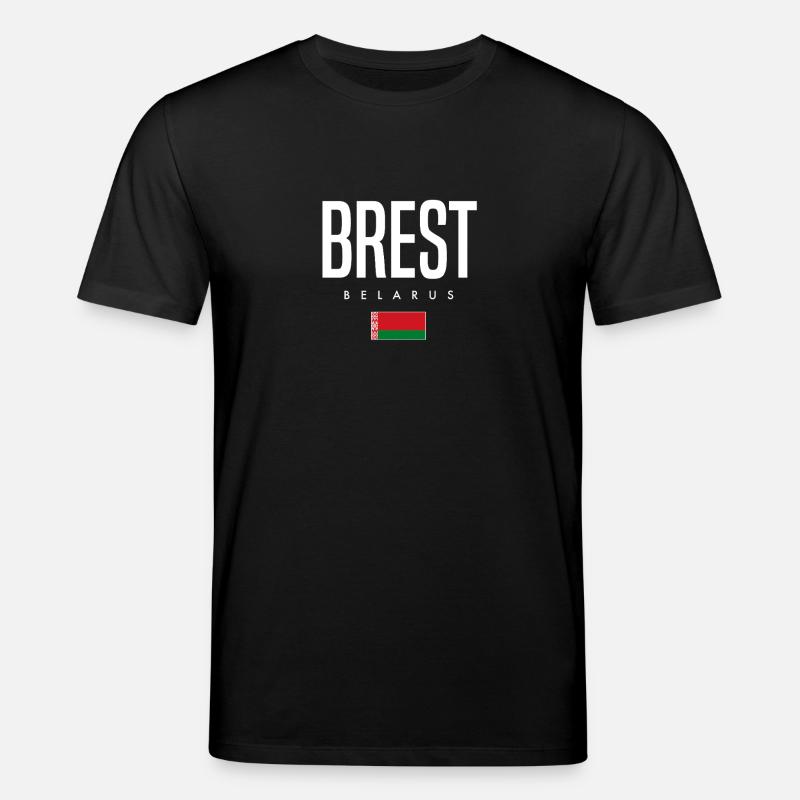 Brest, Biélorussie, Weißrussland - T-shirt bio CREATOR Stanley/Stella Unisexe - noir