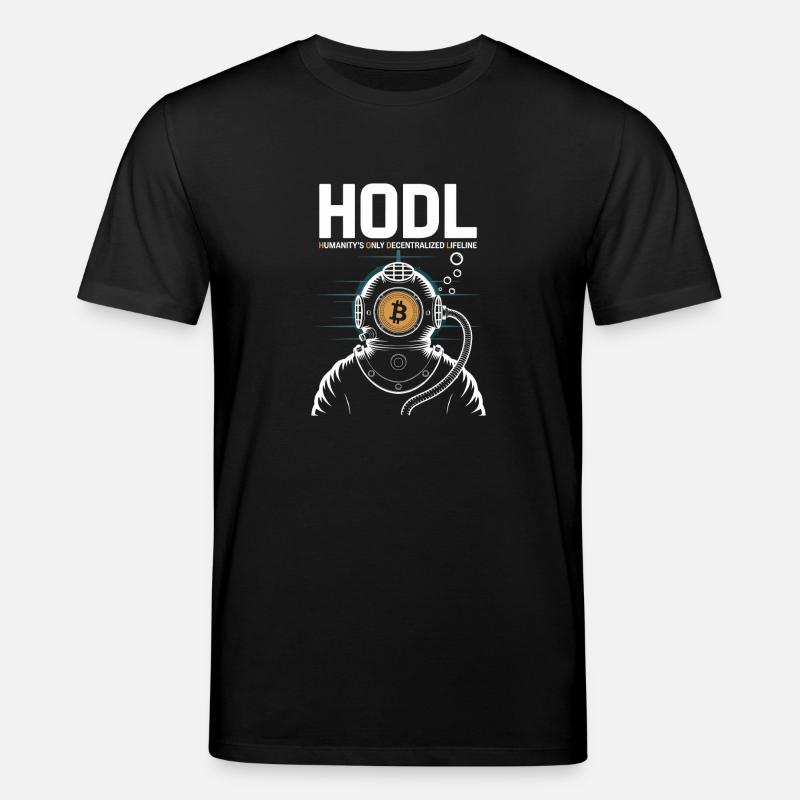 Bitcoin - Stanley/Stella Unisex Bio-T-Shirt CREATOR  - Schwarz