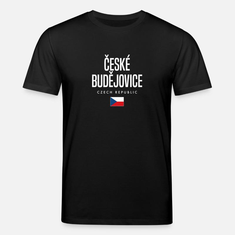 Ceske Budejovice, République tchèque - T-shirt bio CREATOR Stanley/Stella Unisexe - noir