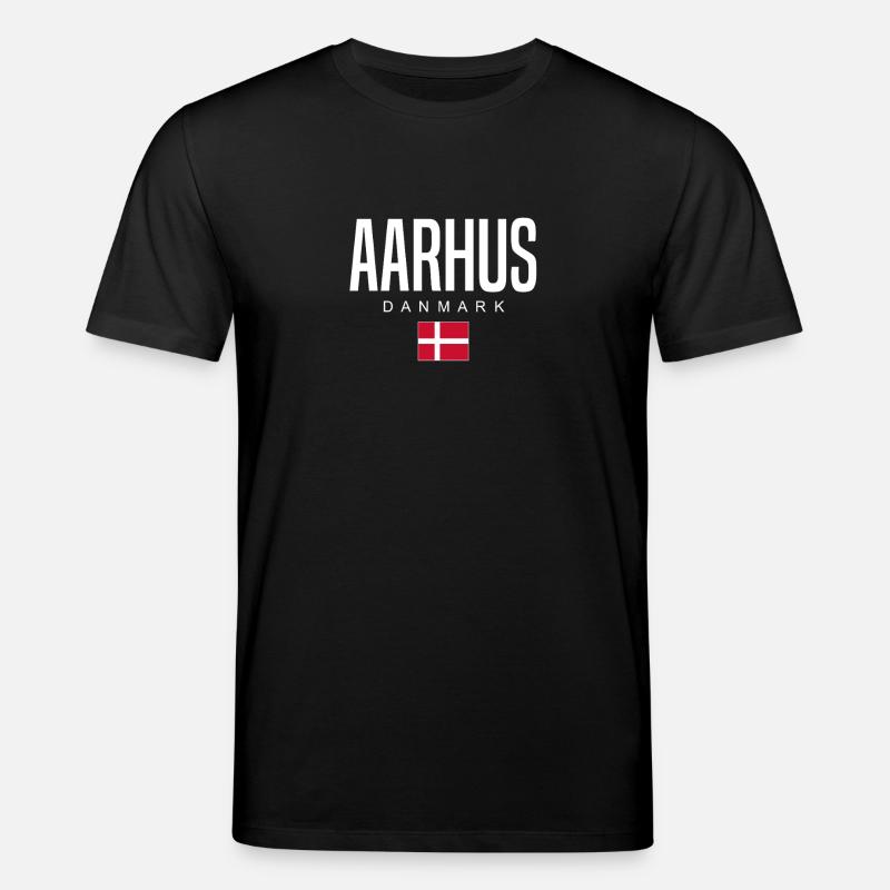 Aarhus Dänemark - Stanley/Stella Unisex Bio-T-Shirt CREATOR  - Schwarz