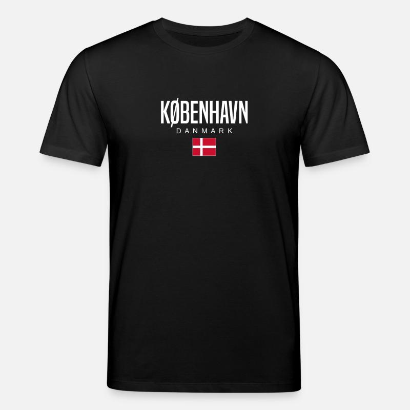 Copenaghen, Danimarca - Maglietta ecologica unisex CREATOR di Stanley/Stella - nero