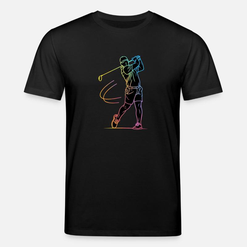 Golfeur Silhouette Golf - T-shirt bio CREATOR Stanley/Stella Unisexe - noir