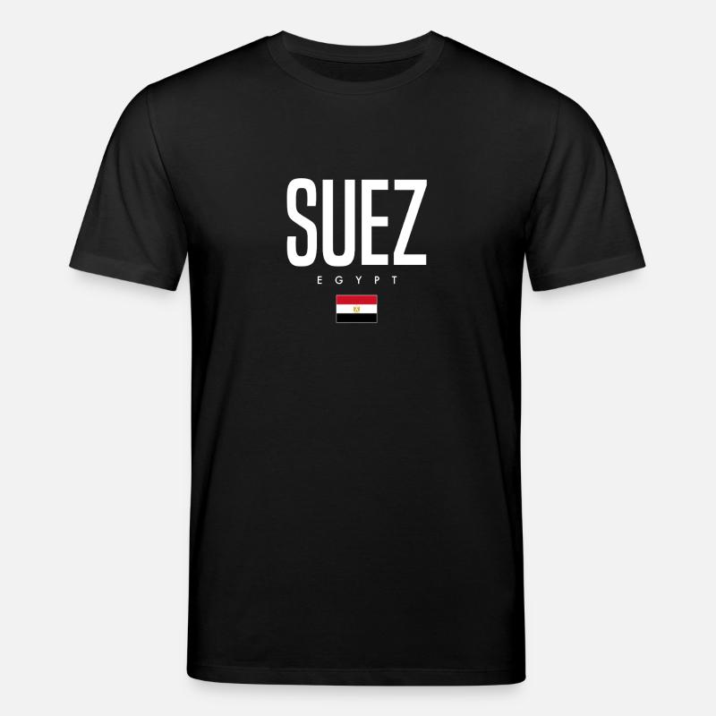 Suez Égypte - T-shirt bio CREATOR Stanley/Stella Unisexe - noir