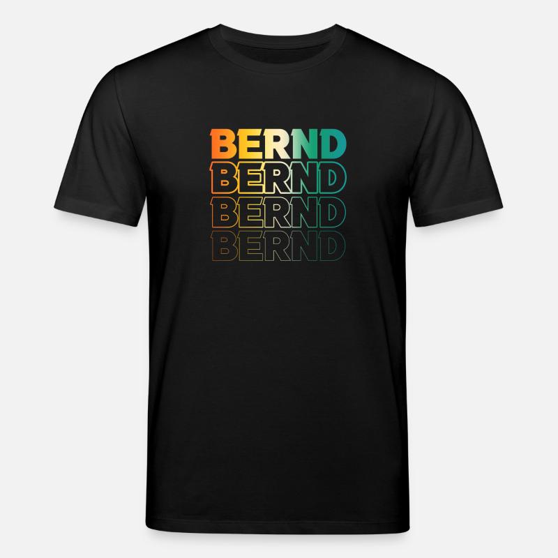 Bernd - Stanley/Stella Unisex Bio-T-Shirt CREATOR  - Schwarz