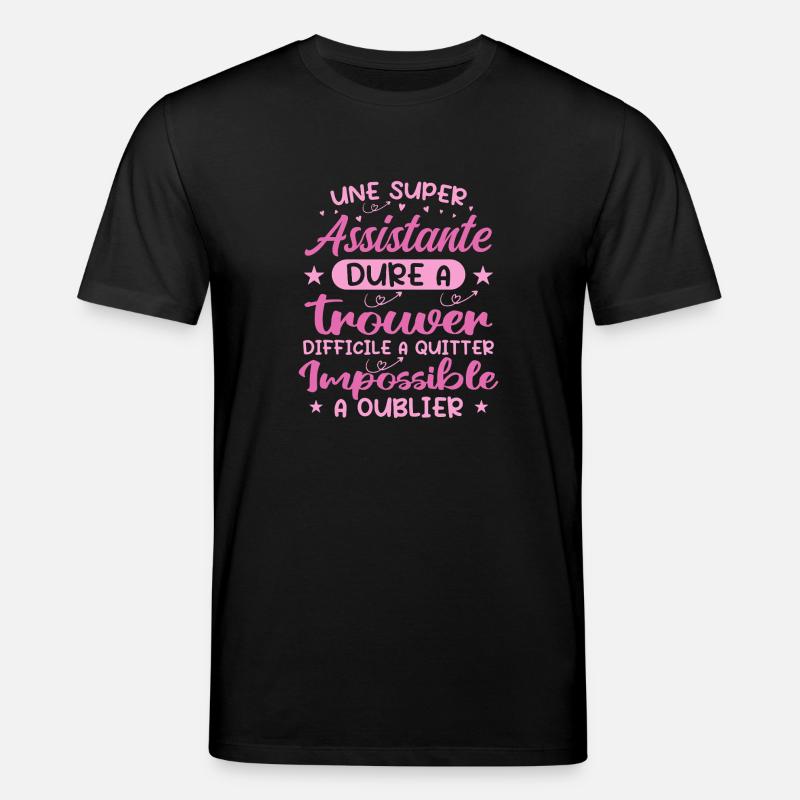 Ein Super Assistant - Assistent Geschenk - Stanley/Stella Unisex Bio-T-Shirt CREATOR - Schwarz