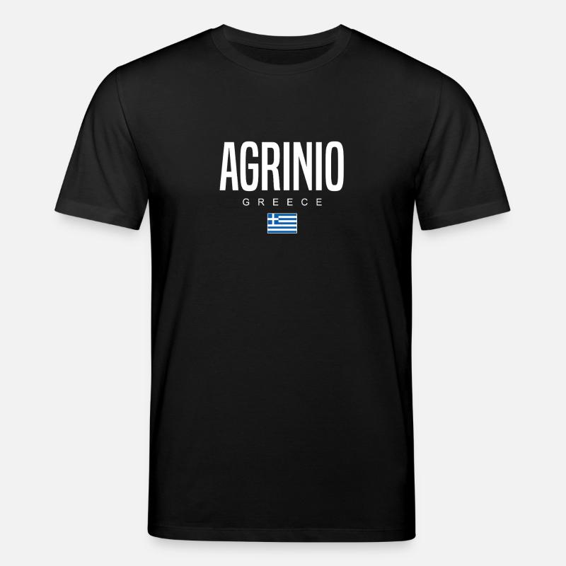 Agrinio, Grèce - T-shirt bio CREATOR Stanley/Stella Unisexe - noir