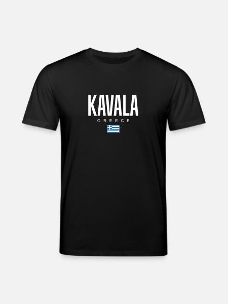 Kavala, Grèce - T-shirt bio CREATOR Stanley/Stella Unisexe - noir