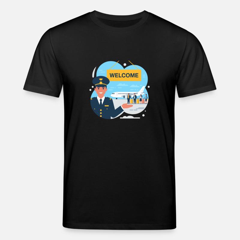 EINWANDERUNG, WILLKOMMEN - Stanley/Stella Unisex Bio-T-Shirt CREATOR  - Schwarz