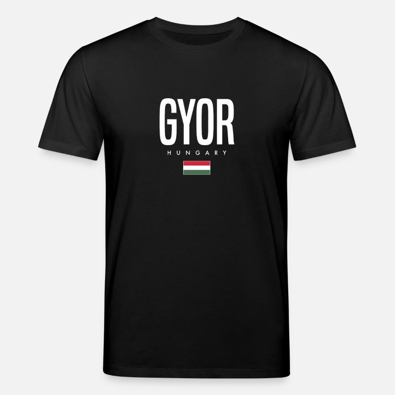 Györ, Hongrie - T-shirt bio CREATOR Stanley/Stella Unisexe - noir
