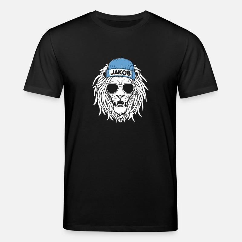 Löwe Jakob - Stanley/Stella Unisex Bio-T-Shirt CREATOR  - Schwarz