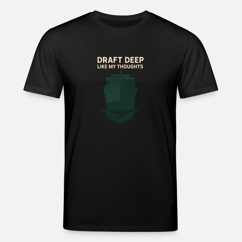 Schiff-sichtgerät Containerschiff Frachtschiff - Stanley/Stella Unisex Bio-T-Shirt CREATOR  - Schwarz