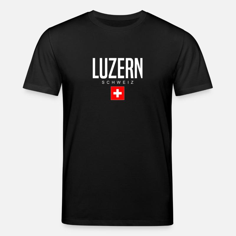 Lucerne, Suisse - T-shirt bio CREATOR Stanley/Stella Unisexe - noir