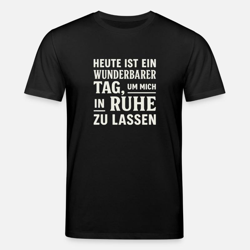 Leave Alone – design sarcastique - T-shirt bio CREATOR Stanley/Stella Unisexe - noir
