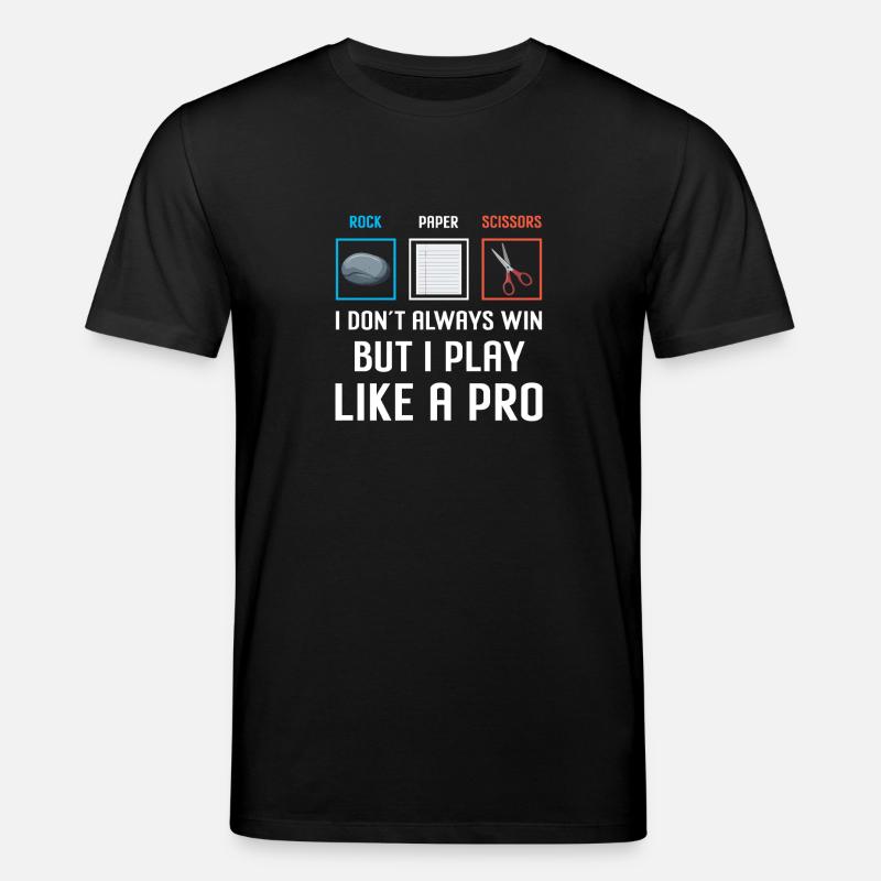 Ciseaux Papier Pierre Professionnel Gagnant - T-shirt bio CREATOR Stanley/Stella Unisexe - noir
