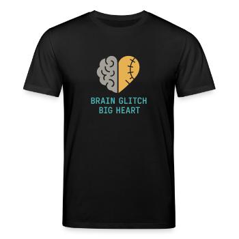 Hirnverletzungsüberlebender Neuro-resiliente - Stanley/Stella Unisex Bio-T-Shirt CREATOR  - Schwarz - Vorne - Alina (178cm) & Michal (187cm)