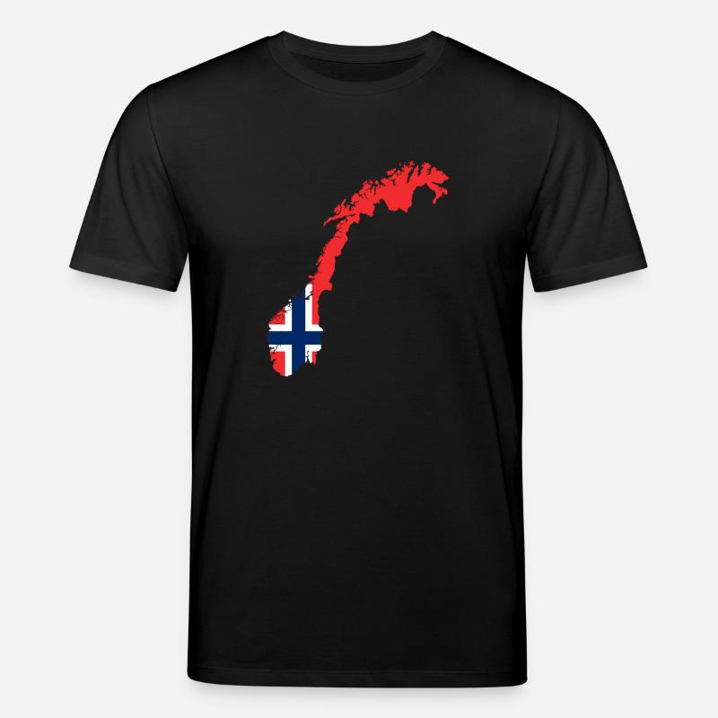 Norwegen Norway - Stanley/Stella Unisex Bio-T-Shirt CREATOR - Schwarz