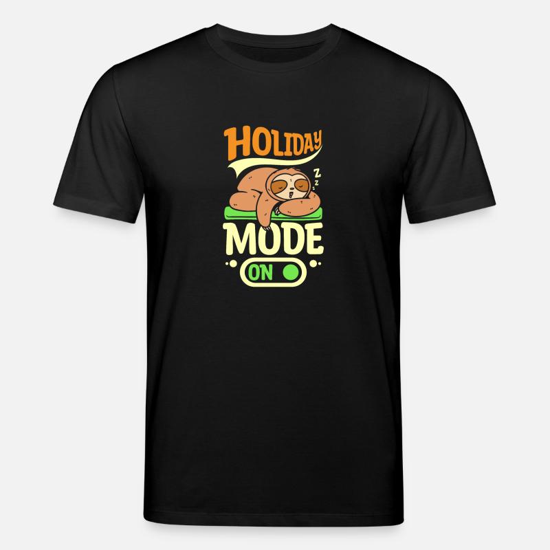 Mode vacances paresseux activé - T-shirt bio CREATOR Stanley/Stella Unisexe - noir