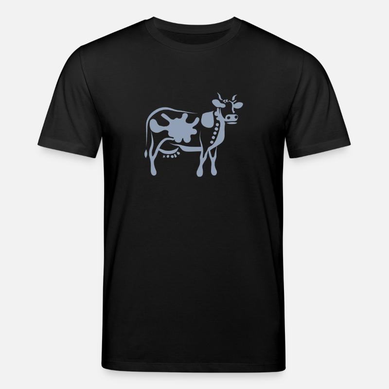 Cow Art Abstrait - T-shirt bio CREATOR Stanley/Stella Unisexe - noir