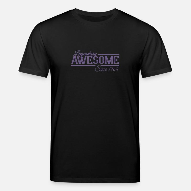 Awesome Since 1964 - Stanley/Stella Unisex Bio-T-Shirt CREATOR  - Schwarz