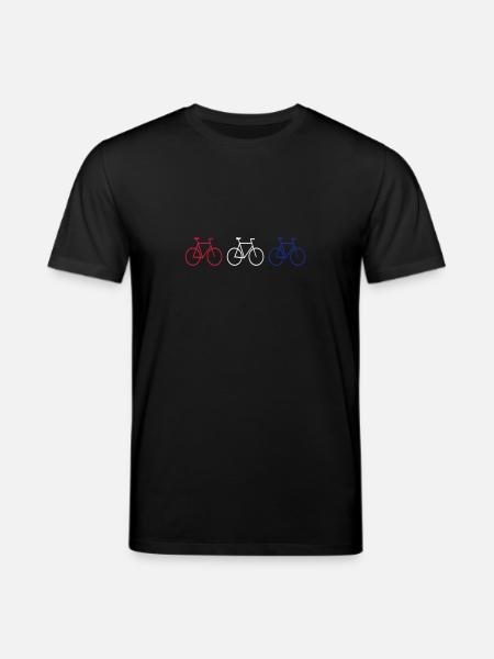 3 bikes - Stanley/Stella CREATOR Unisex Organic T-Shirt - black