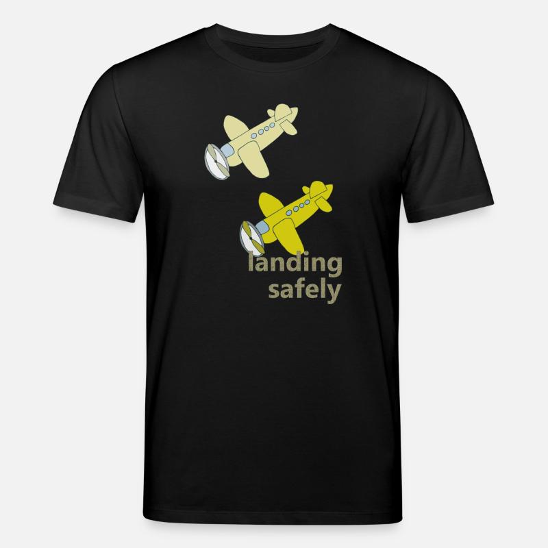 landing safely - Stanley/Stella Unisex Bio-T-Shirt CREATOR  - Schwarz