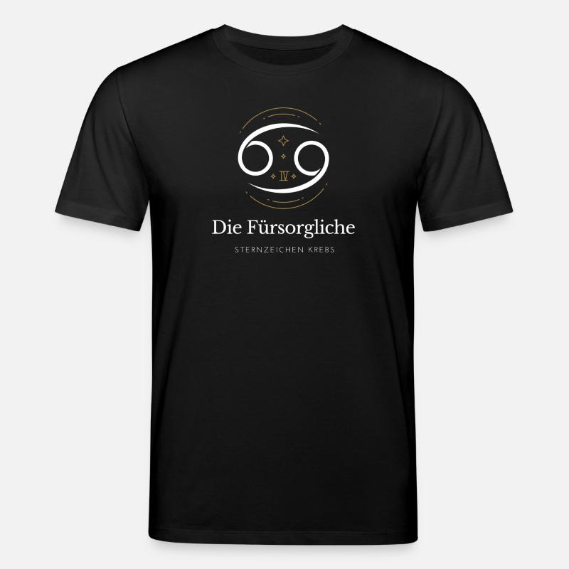 Krebs Sternzeichen Emblem - Stanley/Stella Unisex Bio-T-Shirt CREATOR  - Schwarz