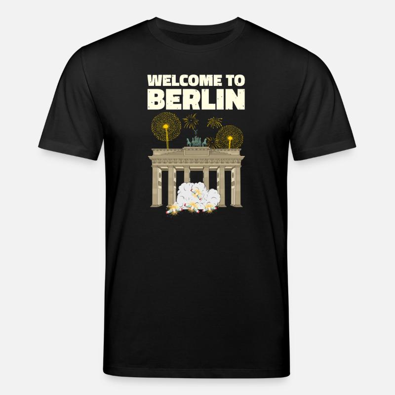 Welcome To Berlin Silvester - Stanley/Stella Unisex Bio-T-Shirt CREATOR  - Schwarz
