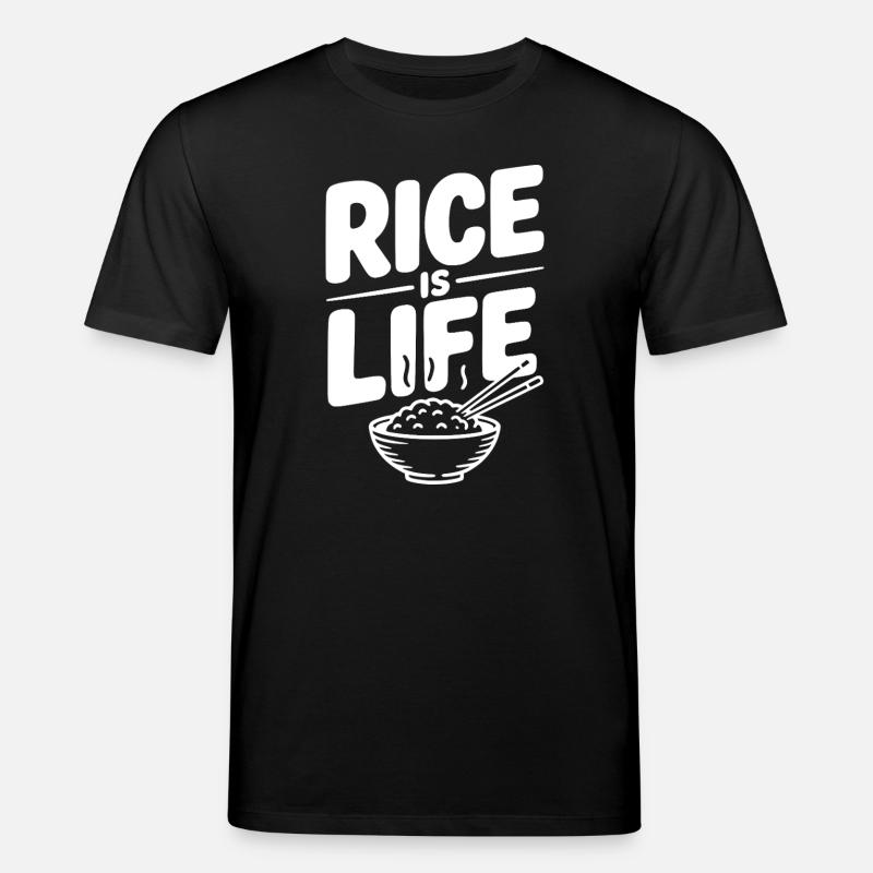 Le riz, c’est la vie - T-shirt bio CREATOR Stanley/Stella Unisexe - noir