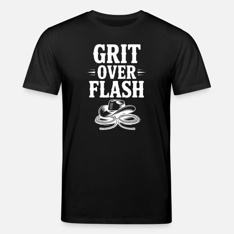 Grit Over Flash - T-shirt bio CREATOR Stanley/Stella Unisexe - noir