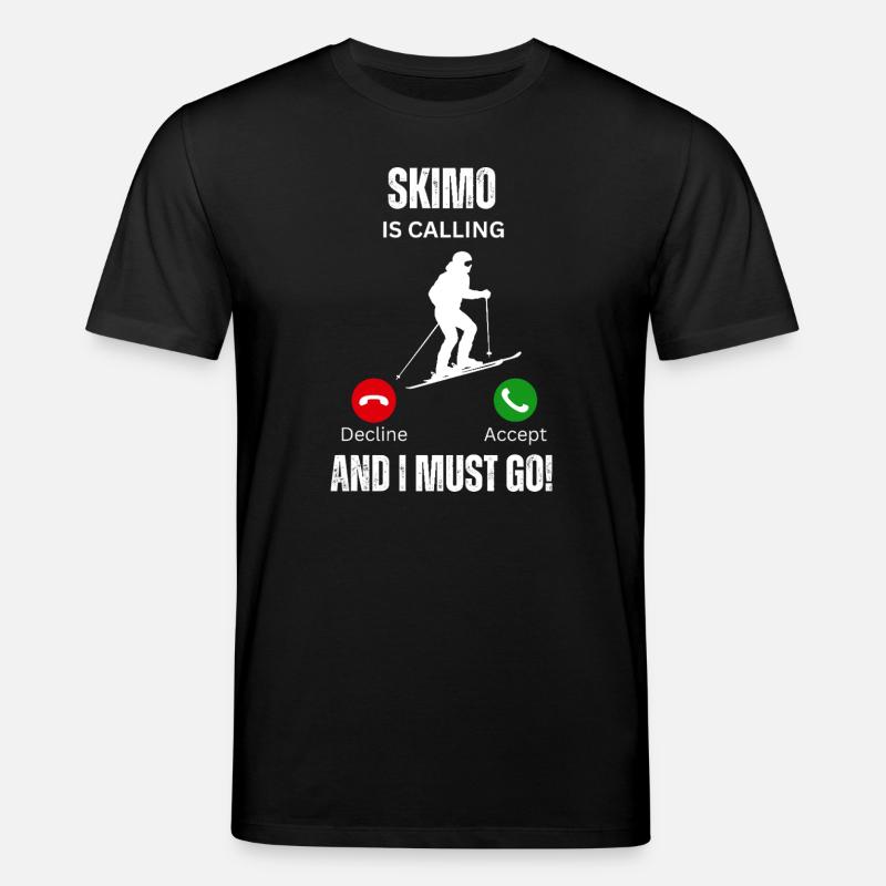 Skimo ruft - Stanley/Stella Unisex Bio-T-Shirt CREATOR  - Schwarz