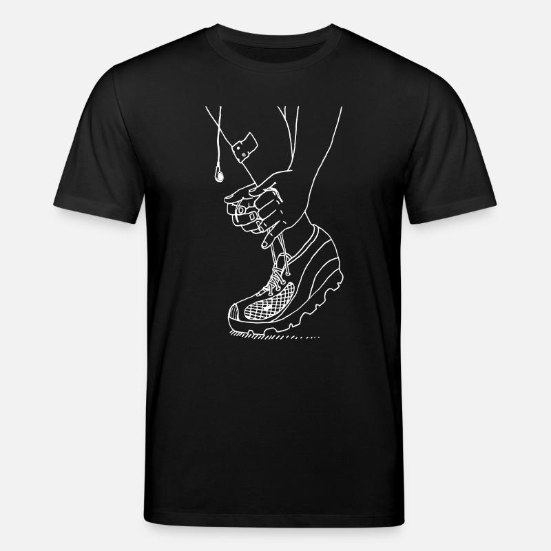 Time to run - Stanley/Stella Unisex Bio-T-Shirt CREATOR  - Schwarz