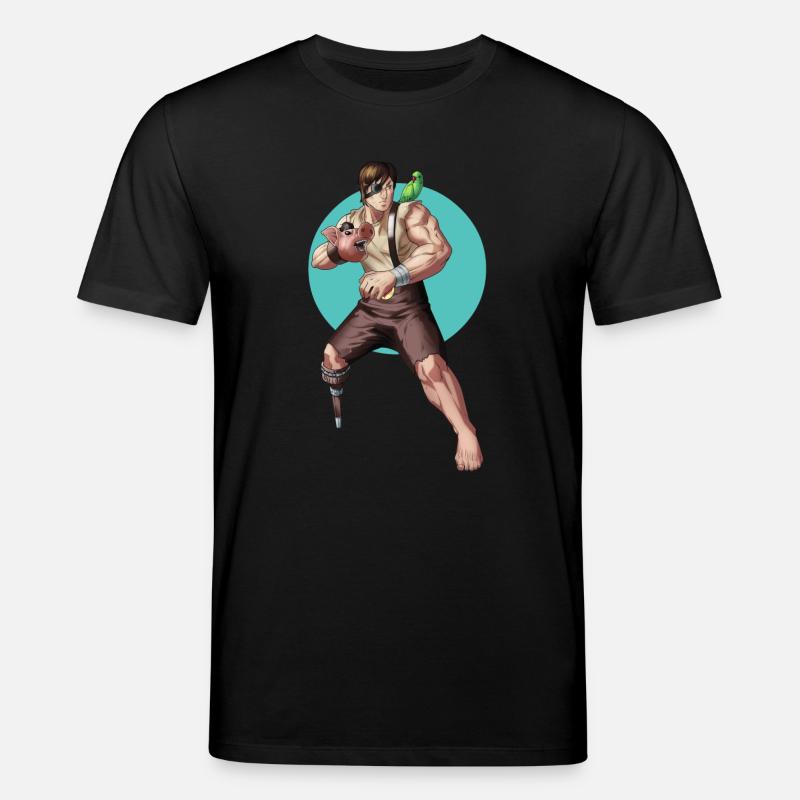 PigPirate - Stanley/Stella Unisex Bio-T-Shirt CREATOR  - Schwarz
