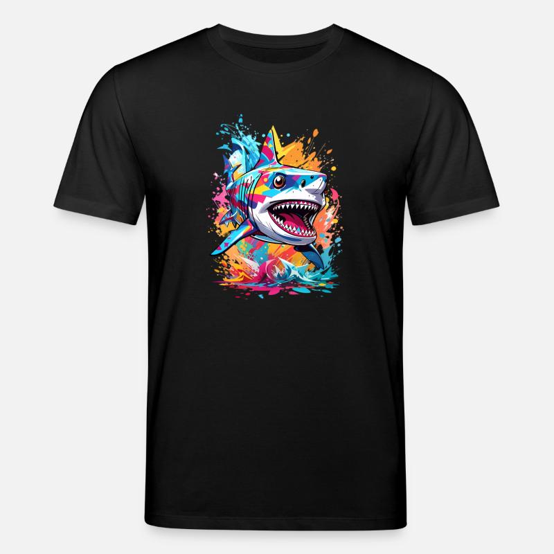 Requin - T-shirt bio CREATOR Stanley/Stella Unisexe - noir