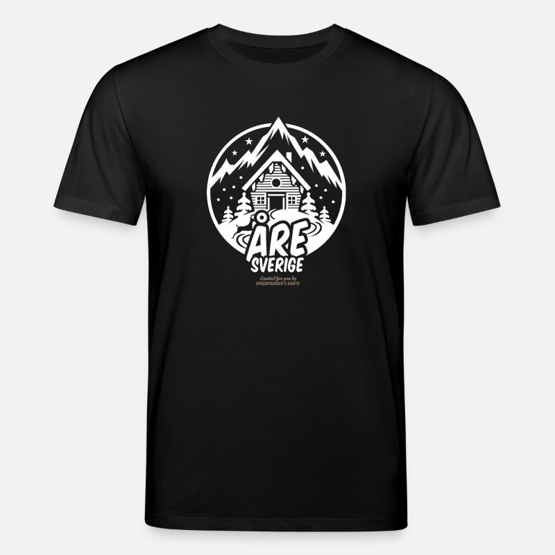 Station de ski d’Åre Suède - T-shirt bio CREATOR Stanley/Stella Unisexe - noir