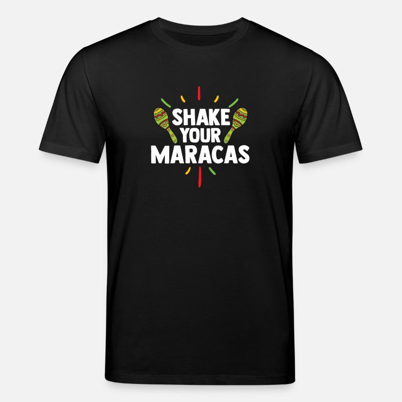 Secouez vos maracas - T-shirt bio CREATOR Stanley/Stella Unisexe - noir