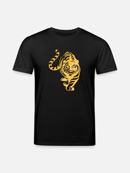 Tiger (3c) - Stanley/Stella CREATOR Unisex Organic T-Shirt - black